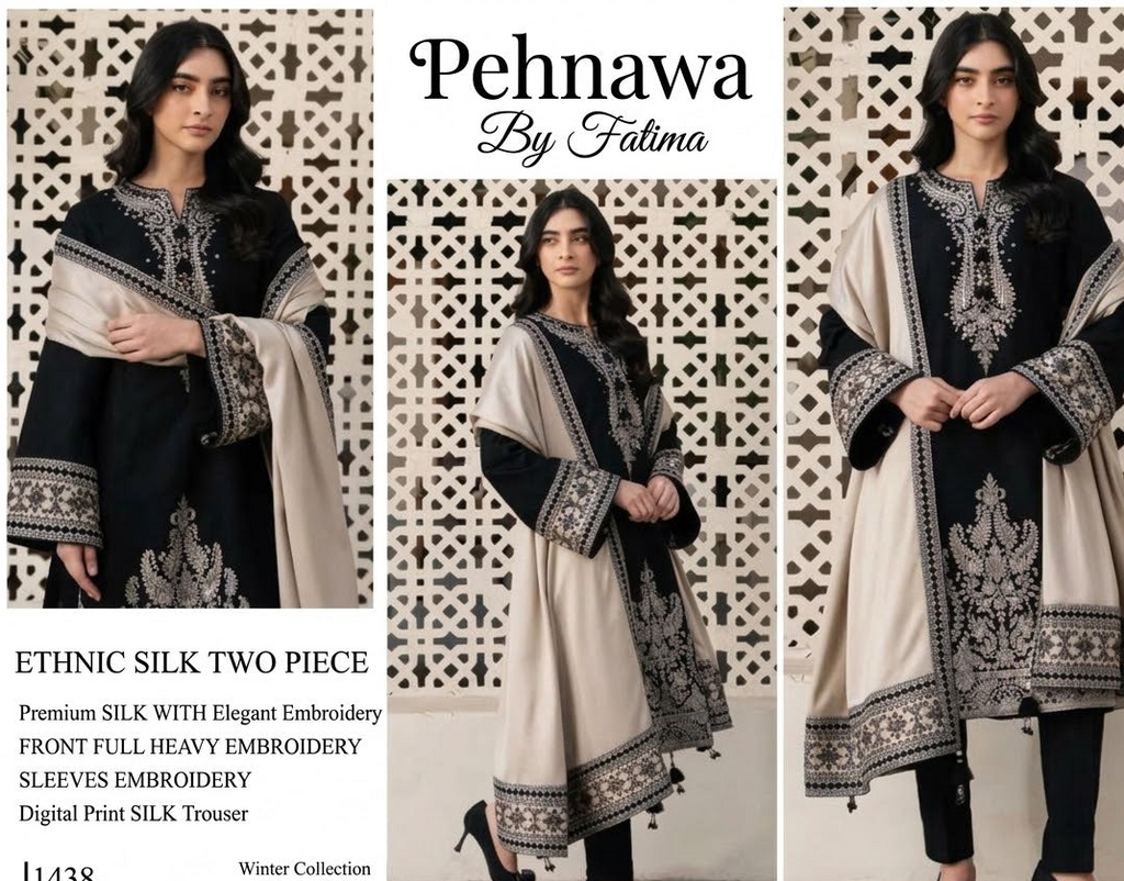 Airjet Dhanak 3-Piece Suit – Embroidered Dhanak Shawl