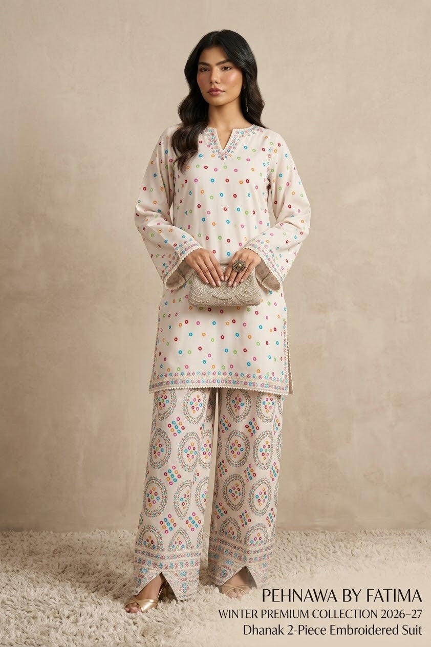 Pehnawa By Fatima Silk Collection 2026 – 3-Piece Unstitched Suit
